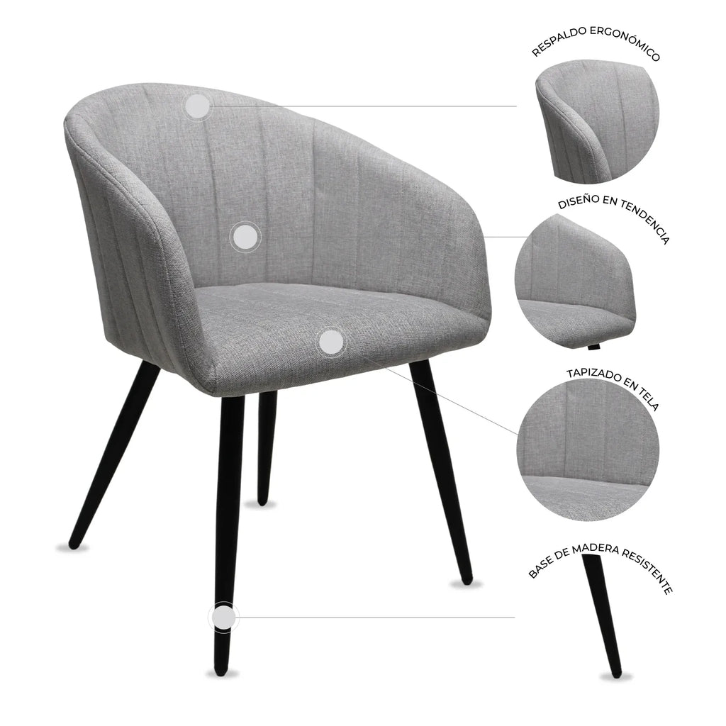 Set de 2 Sillas Burgos