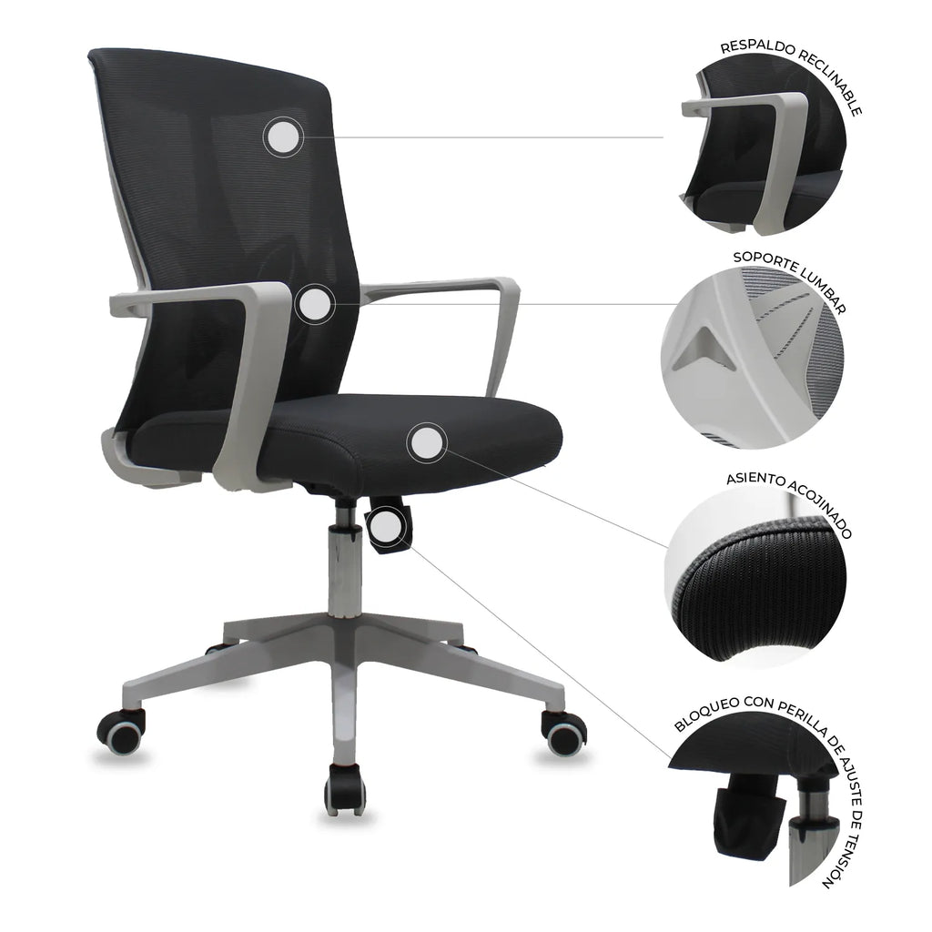 Silla Ejecutiva Perugia 240BW