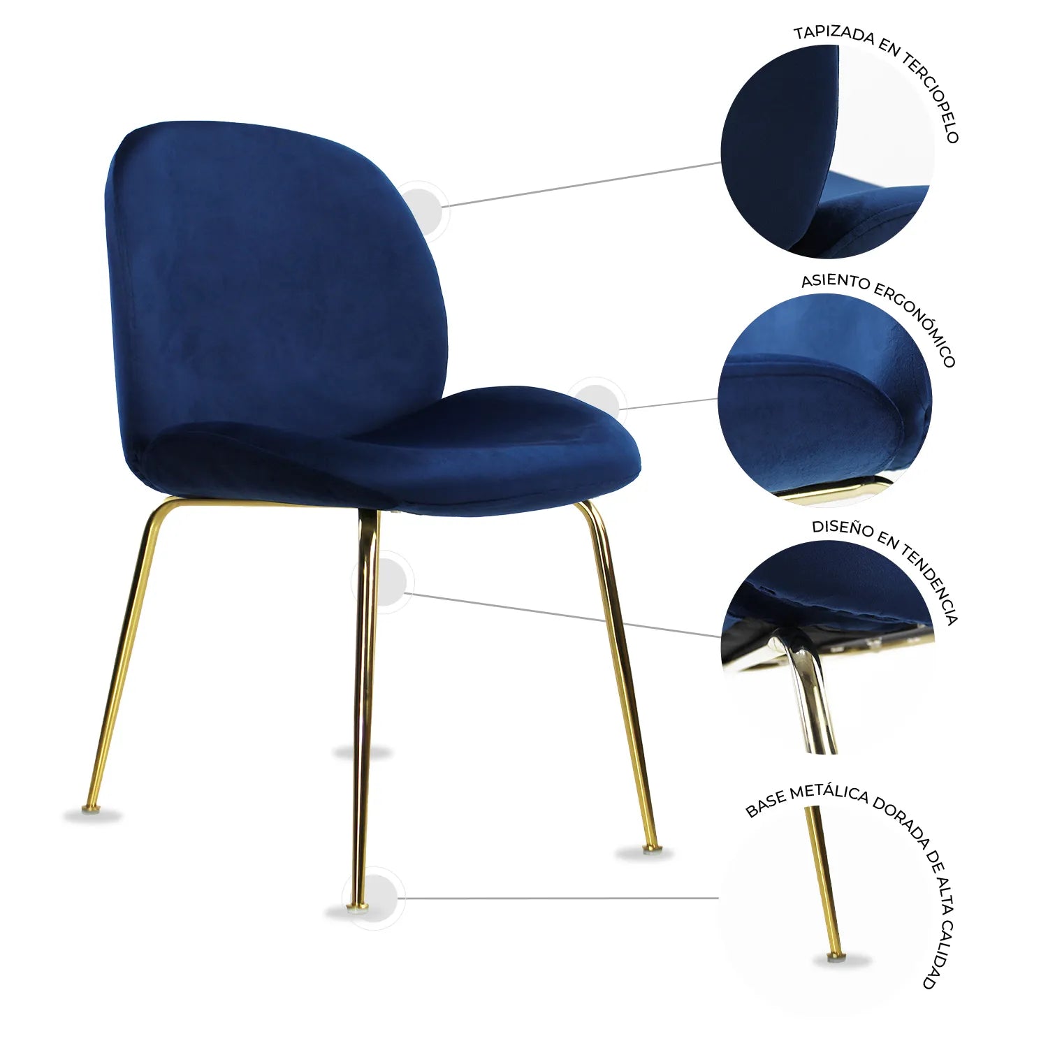 Set de 2 sillas Treviso