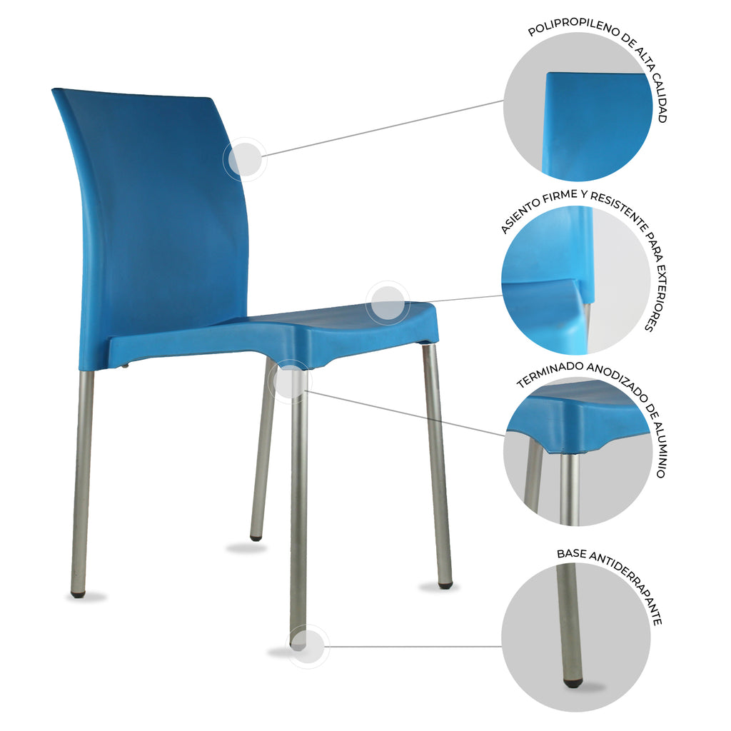 Set De 4 Sillas Vivanti