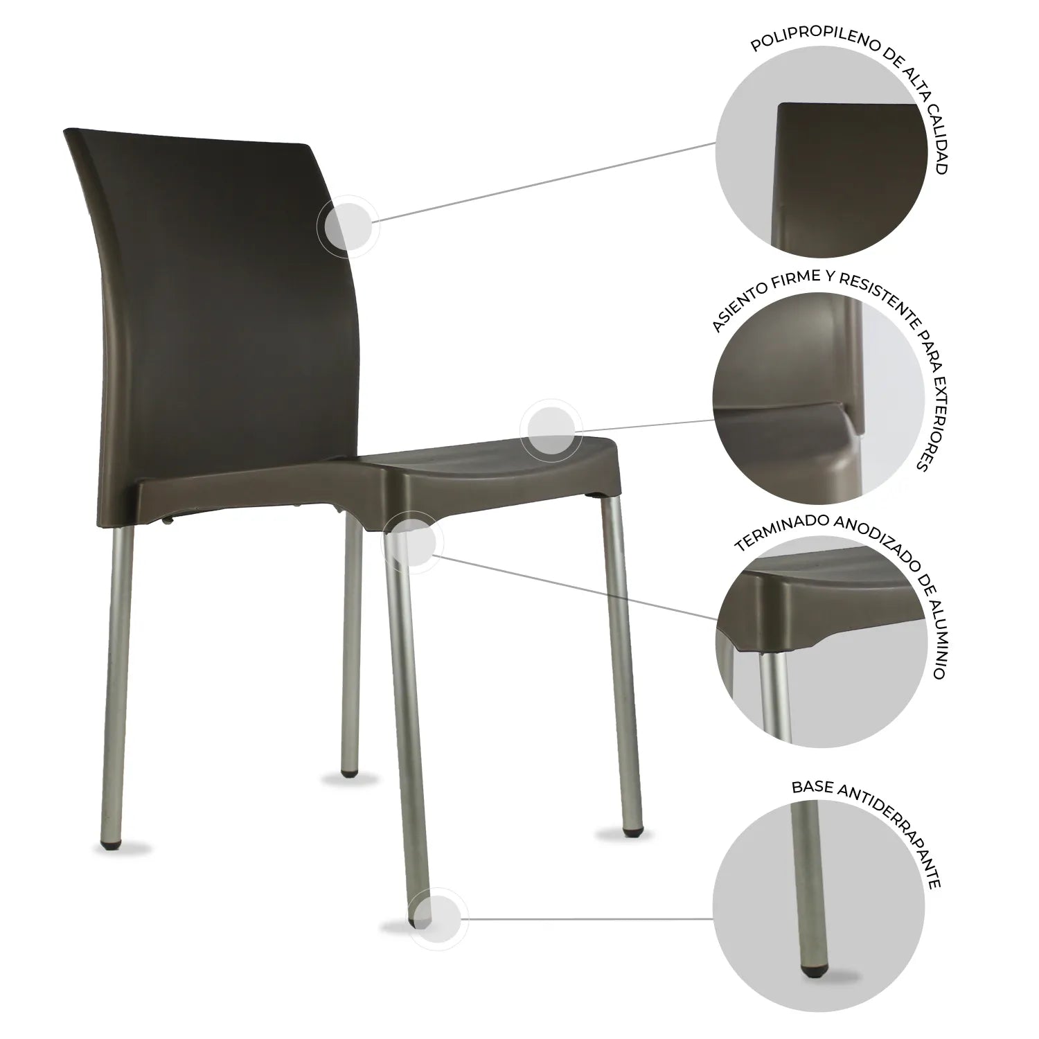 Set De 4 Sillas Vivanti