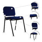Set de 4 Sillas Fijas Tela 104Z