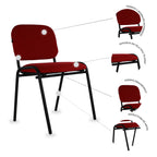 Set de 4 Sillas Fijas Tela 104Z