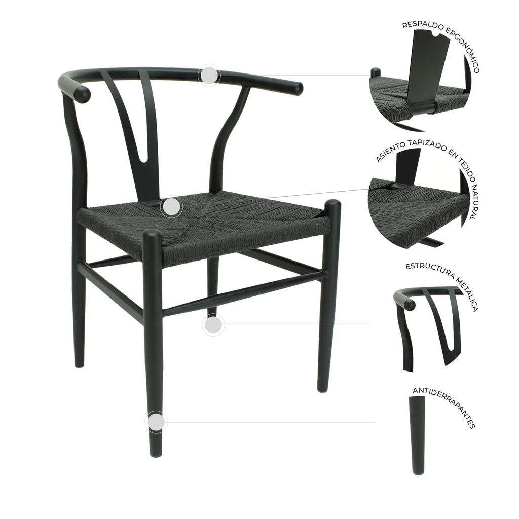 Silla Hogar Micerino Metal