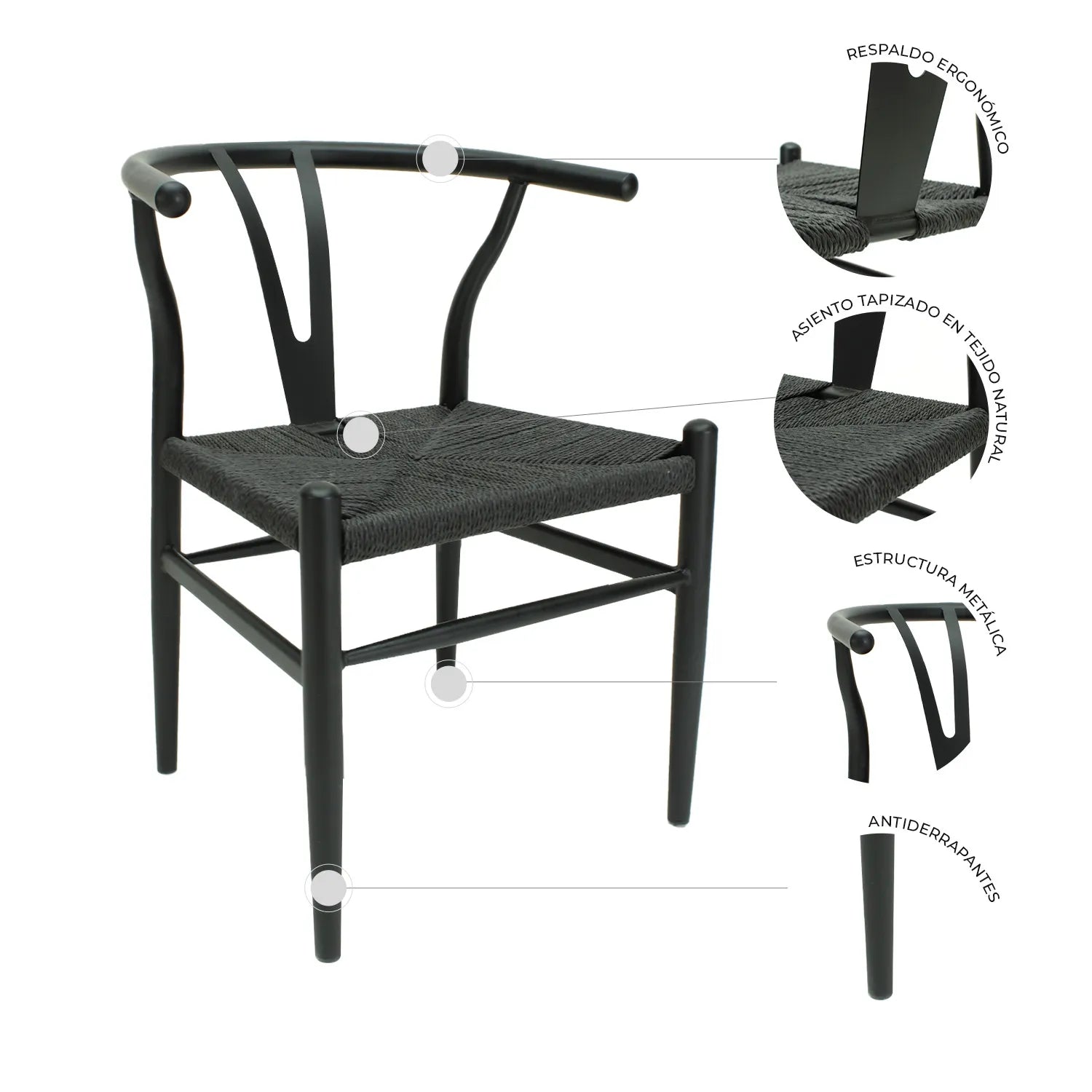 Silla Hogar Micerino Metal