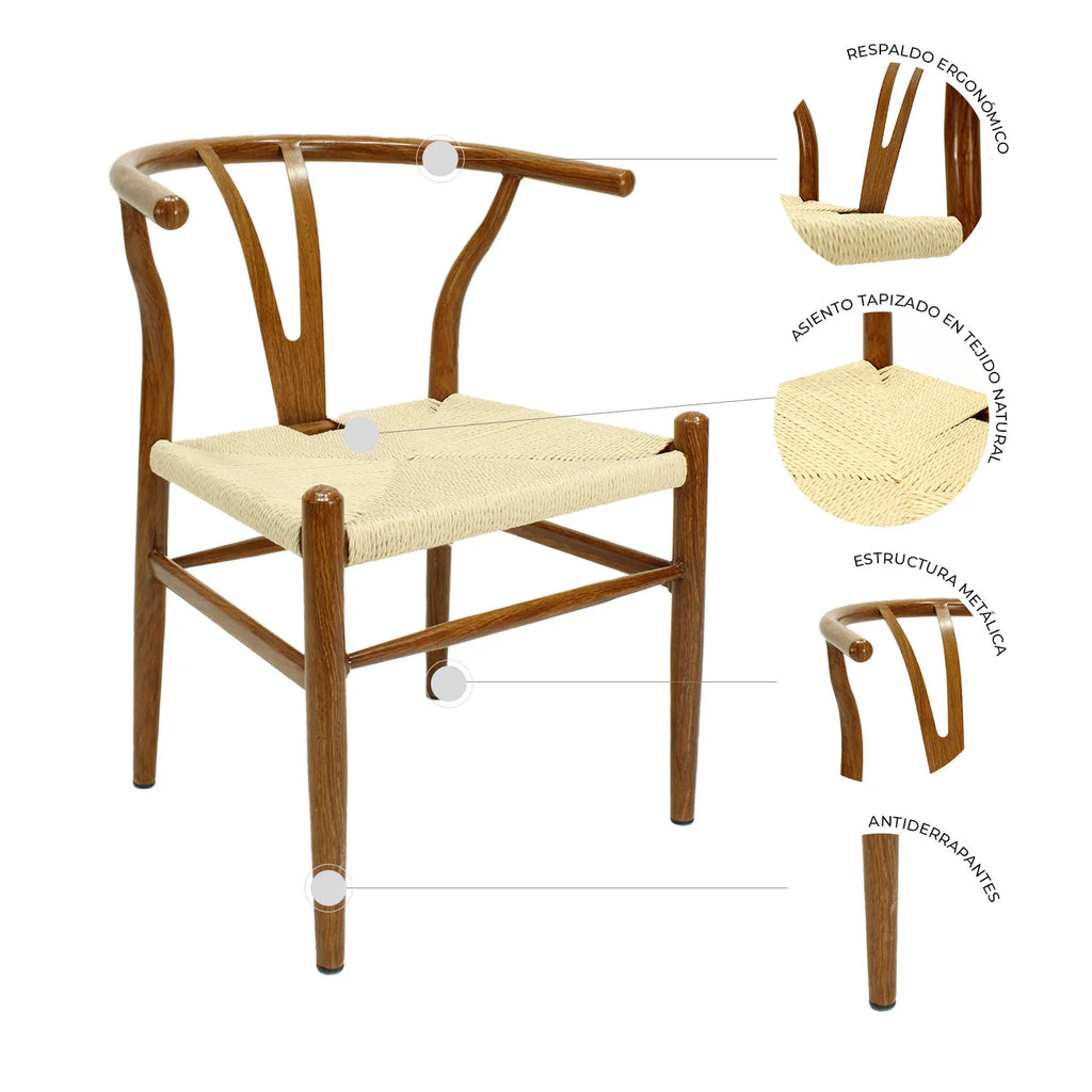 Silla Hogar Micerino Metal