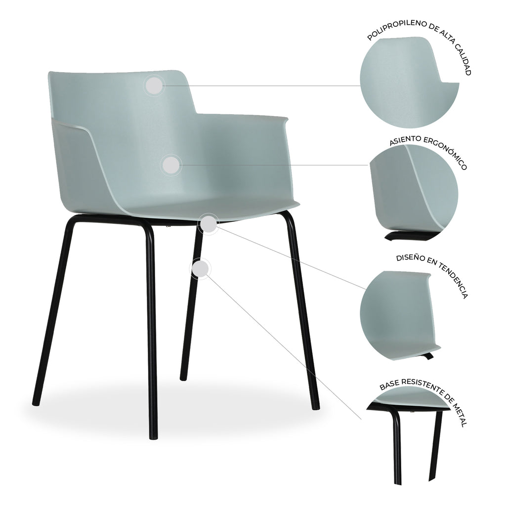 Set de 4 Sillas Potenza