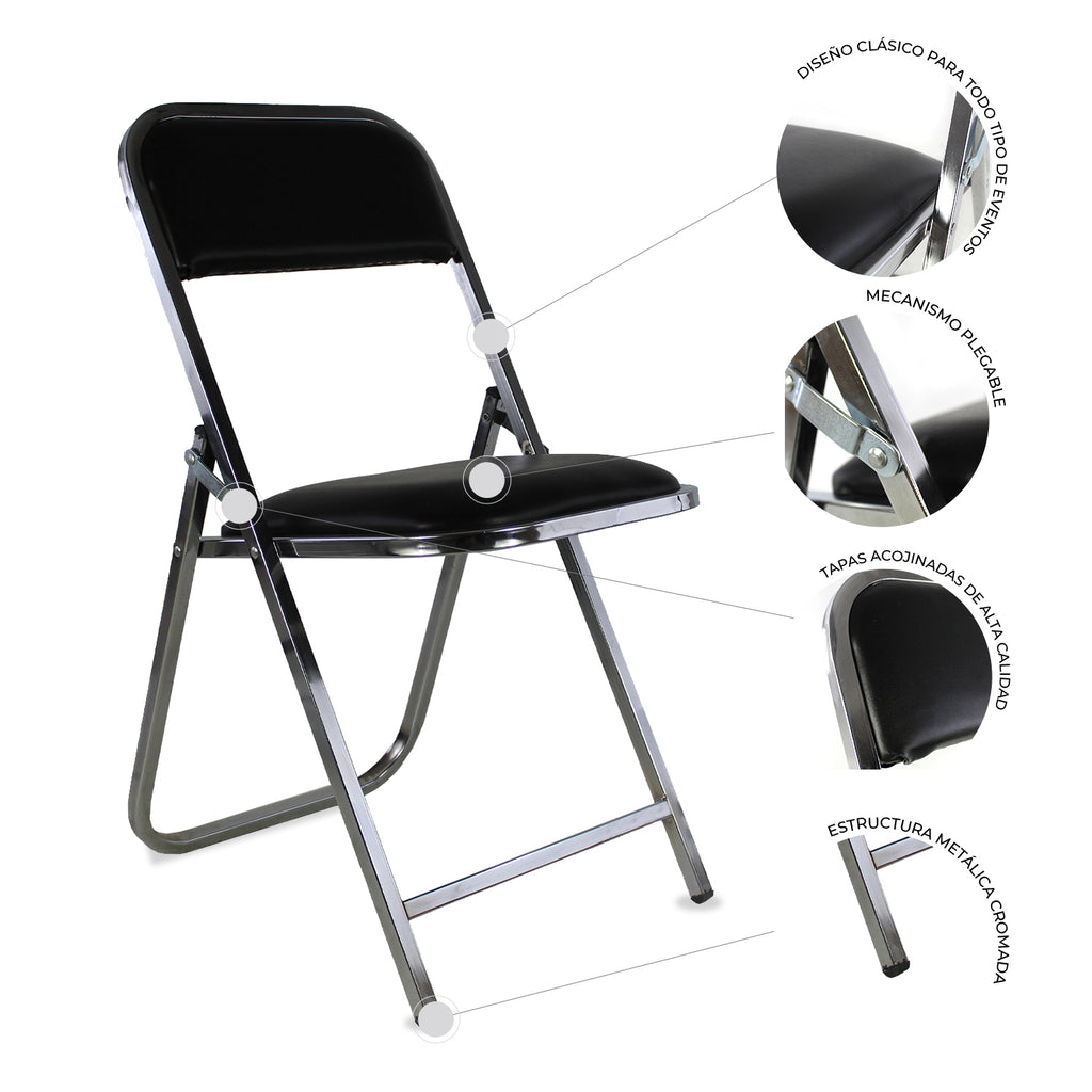 Silla Plegable Acojinada