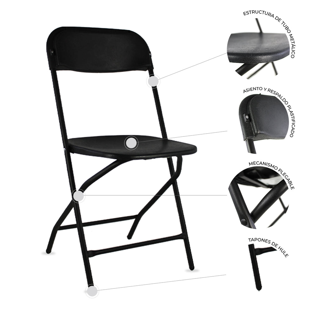 Silla Plegable de Polipropileno