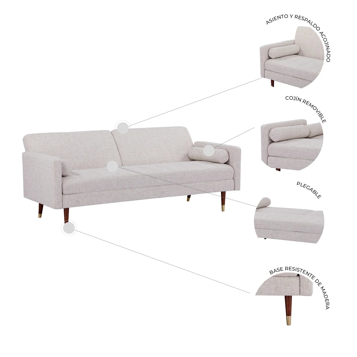 Sofá Cama Lecco L186