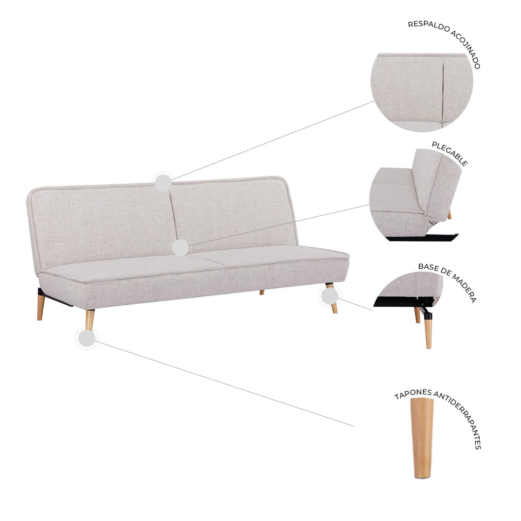 Sofá Cama Novara L160