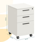 Archivero Melamina 2+1 gavetas Carta Zadar