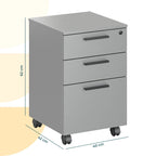 Archivero Melamina 2+1 gavetas Carta Zadar