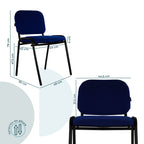 Set de 4 Sillas Fijas Tela 104Z