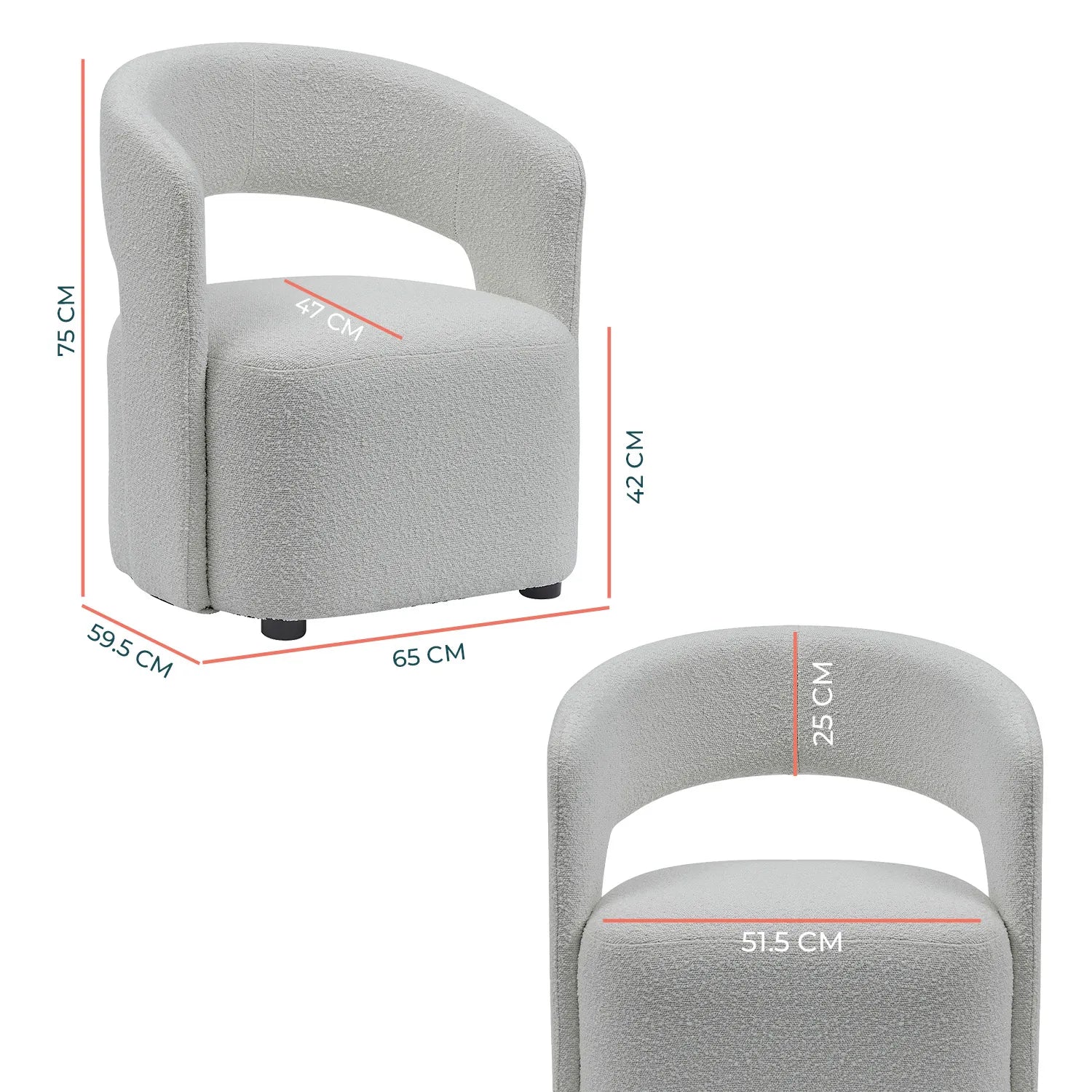 Sillón Pietro 011 Beige