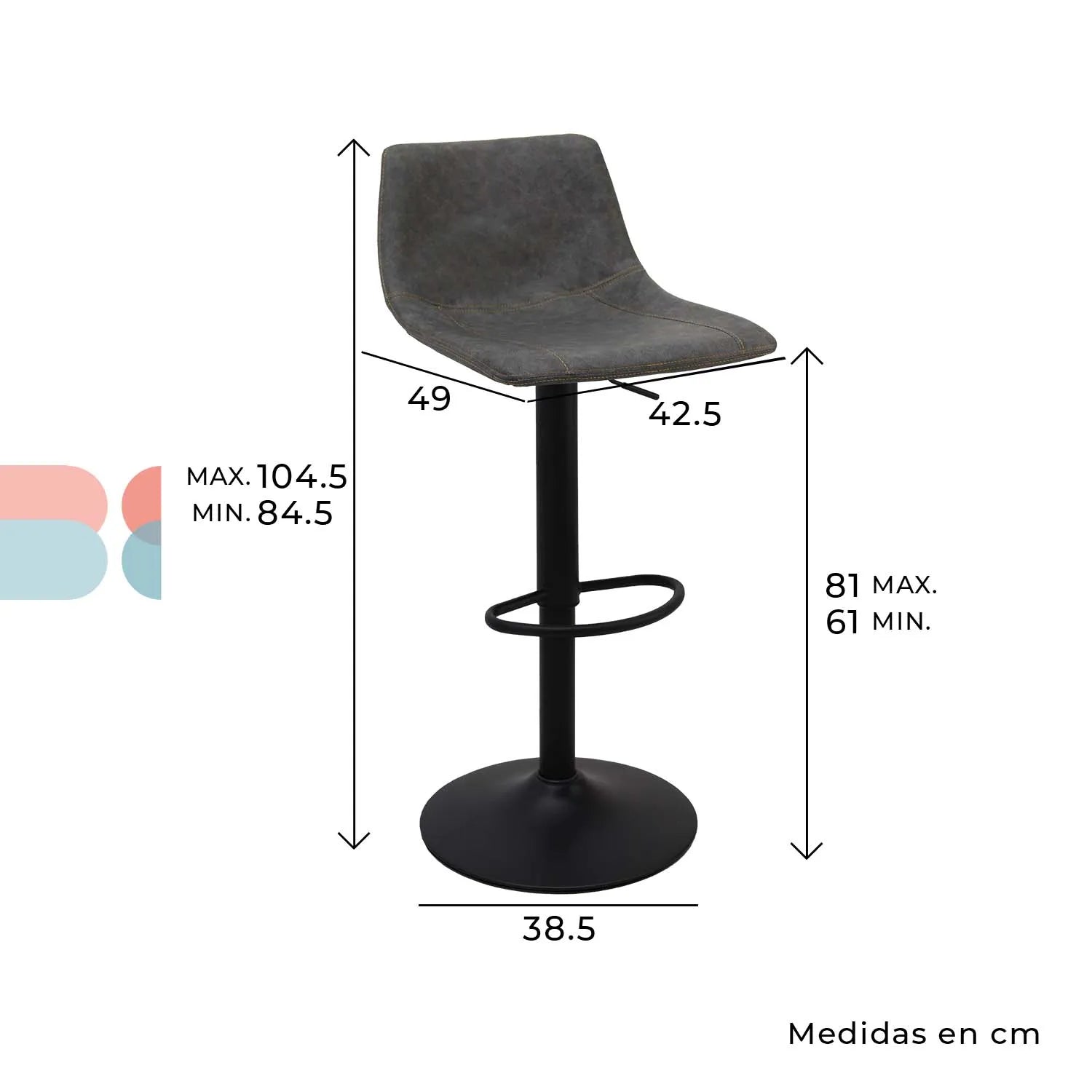 Set 2 Bancos Altos Zurich
