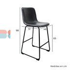 Set de 2 Bancos Phoenix  65cm