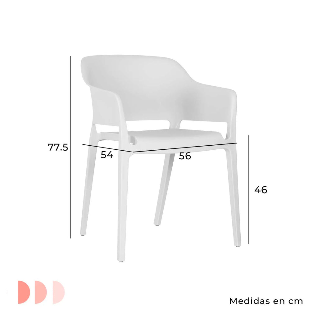 Set de 4 Sillas Capri