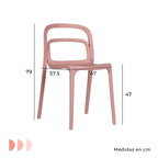 Set De 4 Silla Exterior Asti