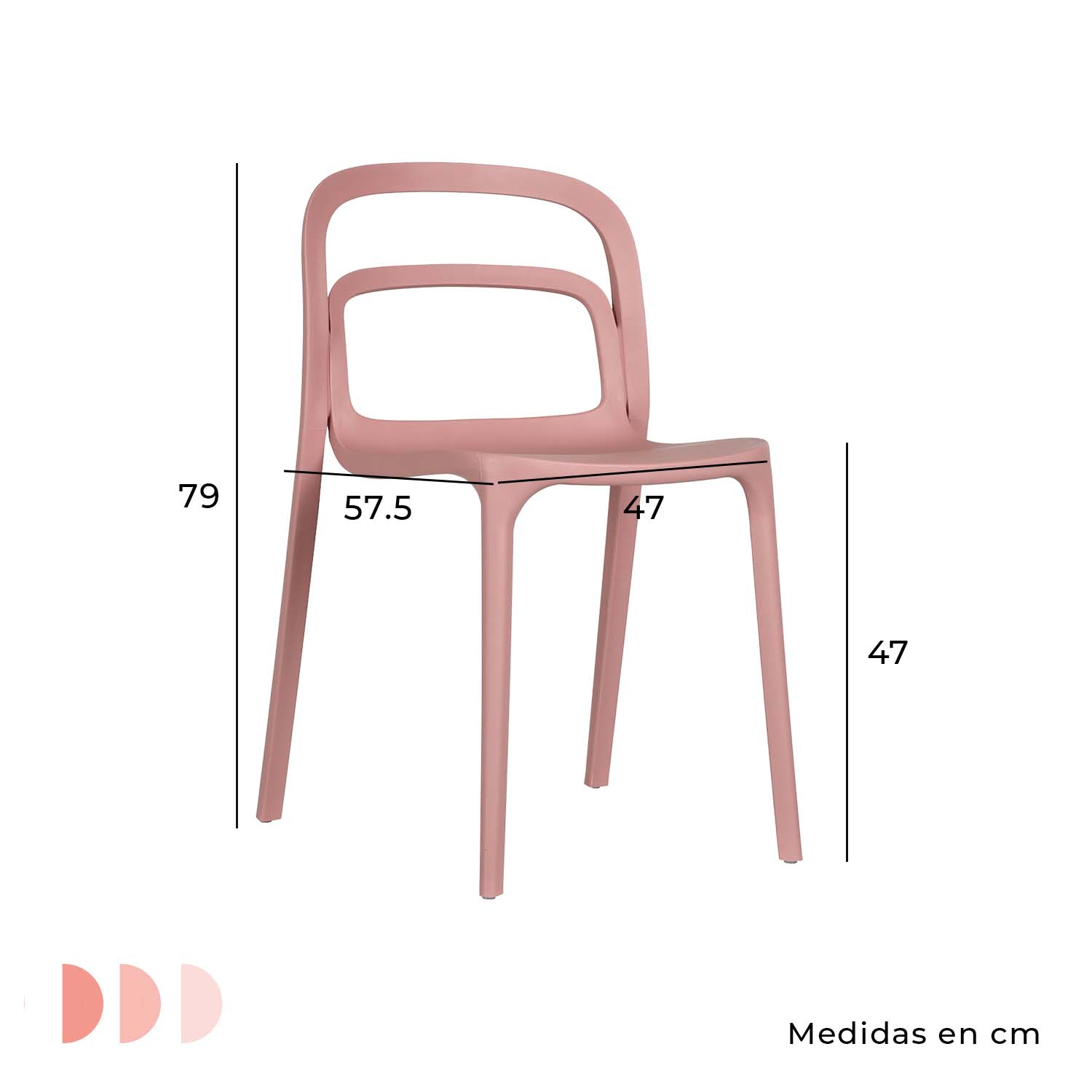 Set De 4 Silla Exterior Asti