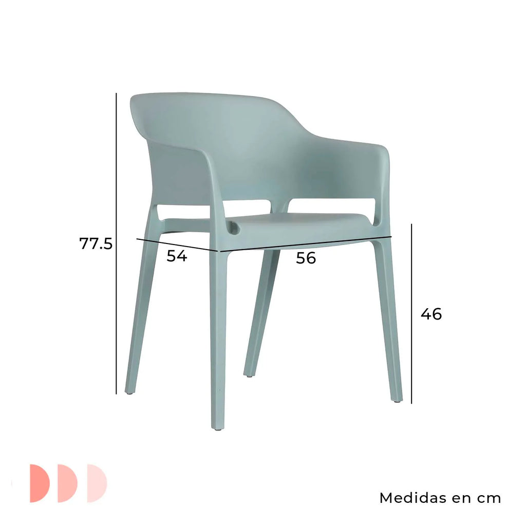 Set de 4 Sillas Capri