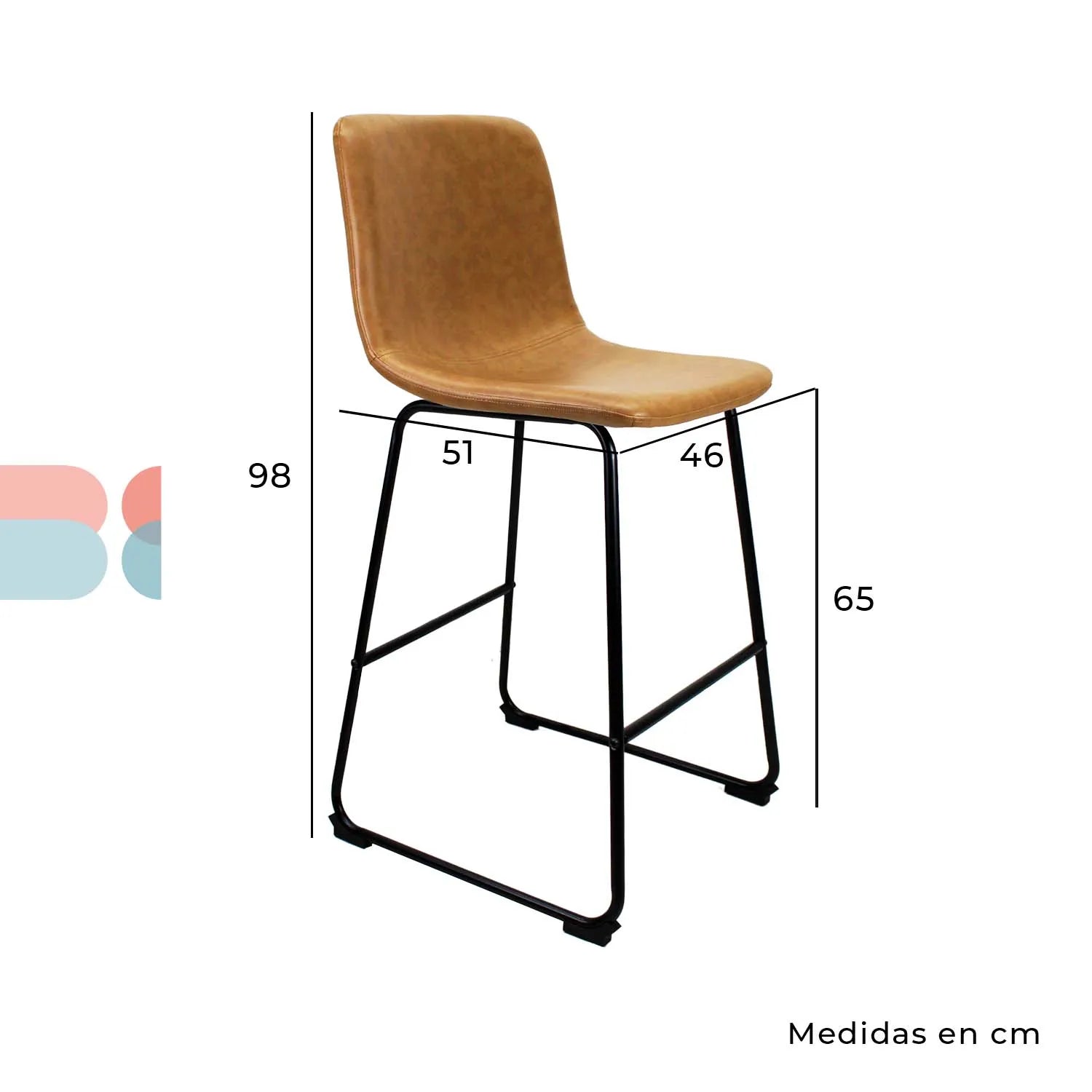 Set de 2 Bancos Phoenix  65cm