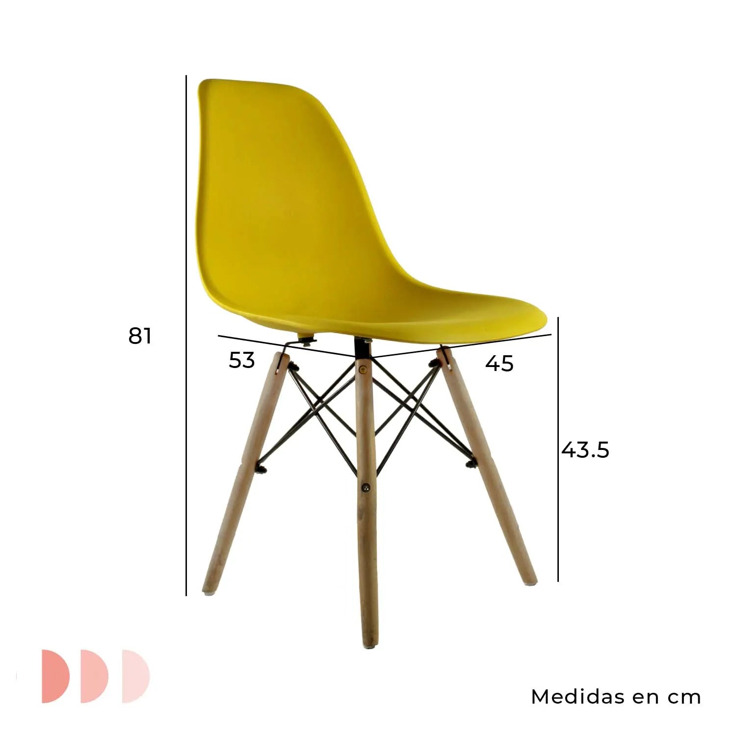 Set de 2 Sillas Oslo Eames