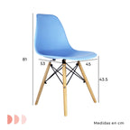 Set de 4 Sillas Oslo