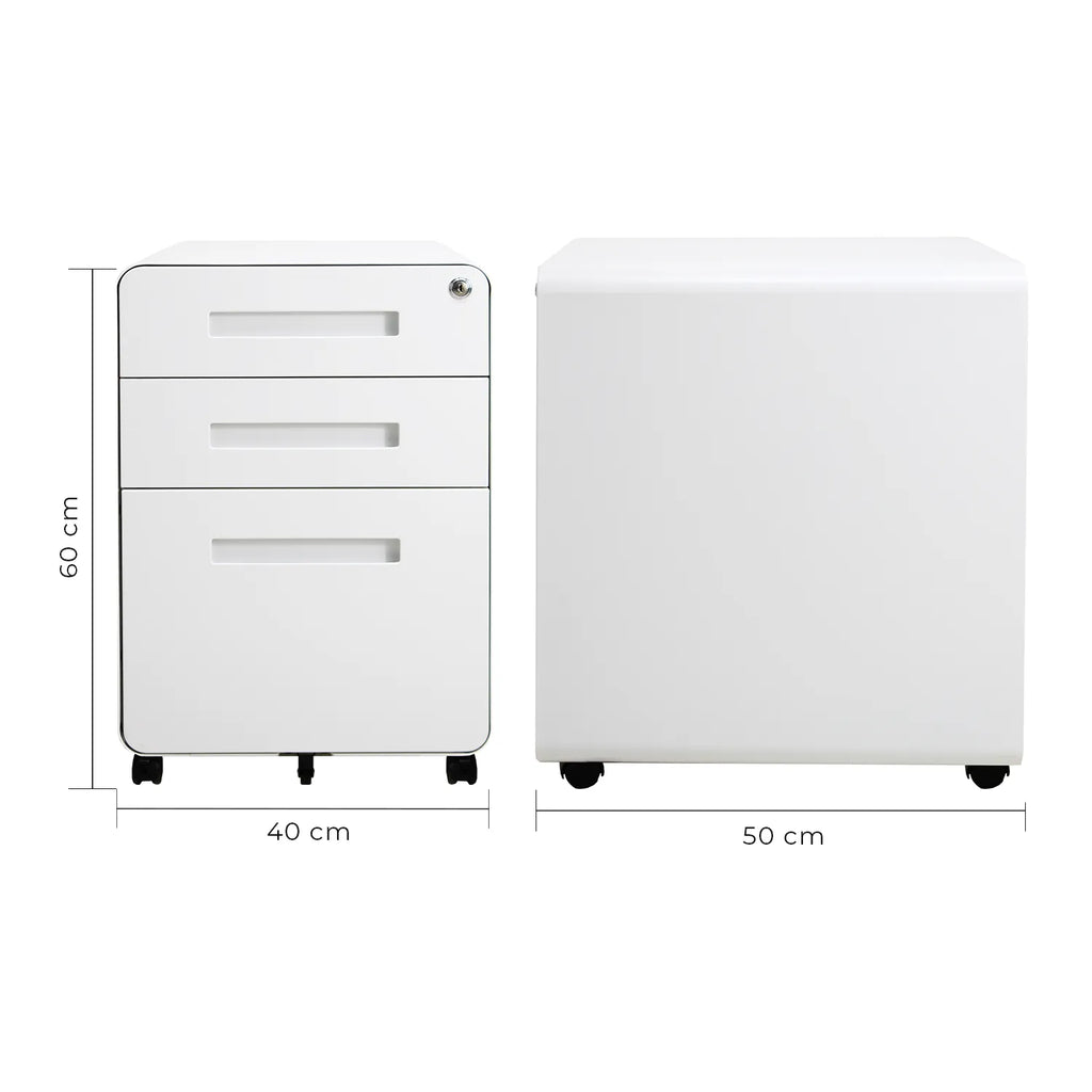 Archivero Metálico 2+1 gavetas Carta 0754 Bonn