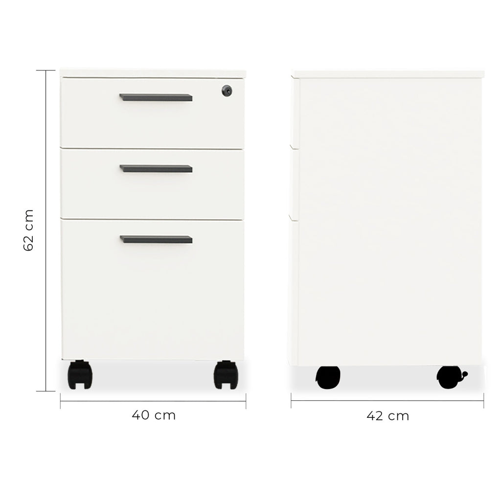 Archivero Melamina 2+1 gavetas Carta Zadar