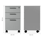 Archivero Melamina 2+1 gavetas Carta Zadar