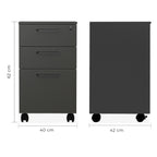 Archivero Melamina 2+1 gavetas Carta Zadar