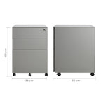 Archivero Metálico 2+1 gavetas Carta Sarre