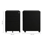 Archivero Metálico 2+1 gavetas Carta Sarre