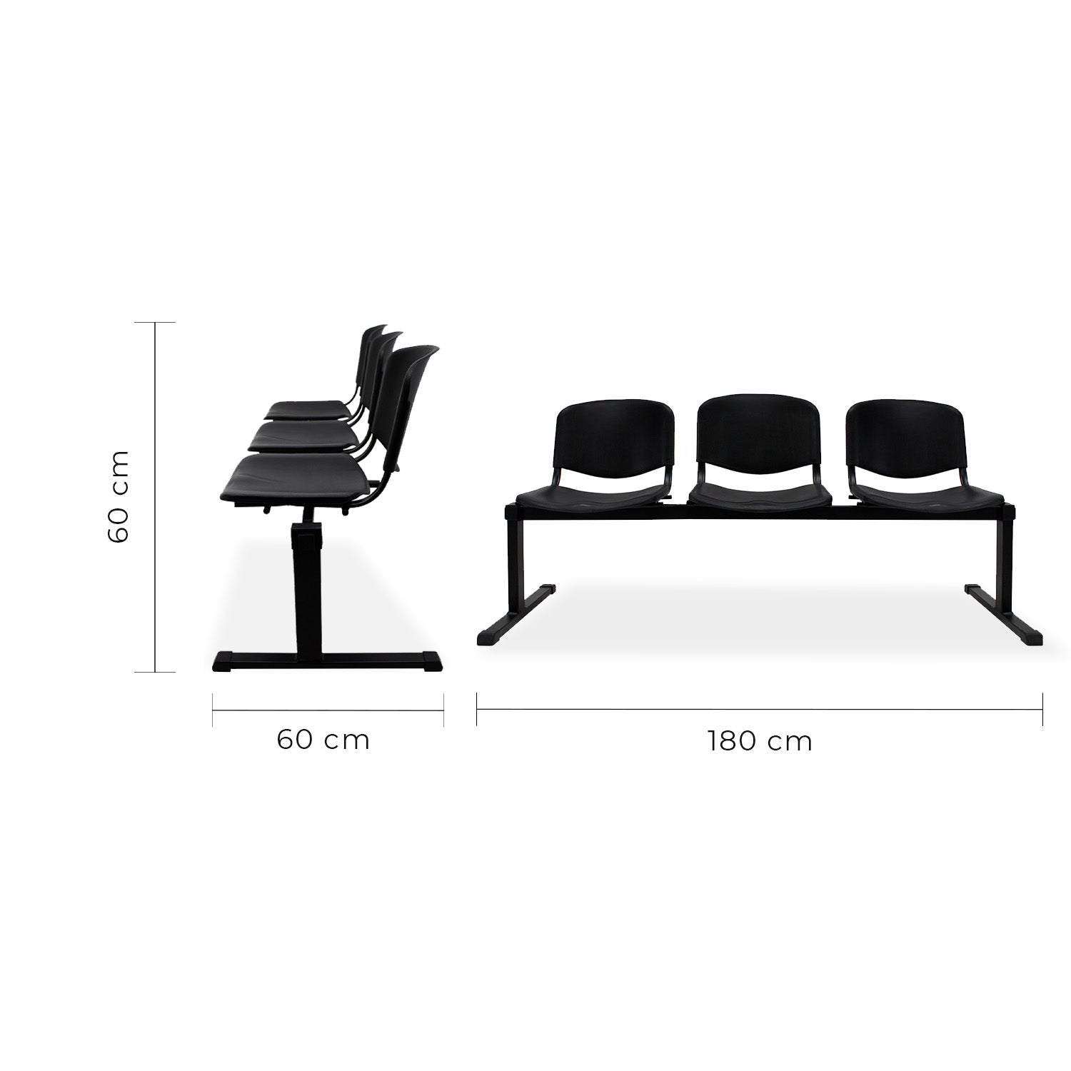 Banca de 3 Plazas Iso Nova