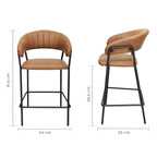 Set de 2 Bancos Caceres 65cm W29