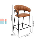 Set de 2 Bancos Caceres 65cm W29