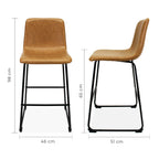 Set de 2 Bancos Phoenix  65cm