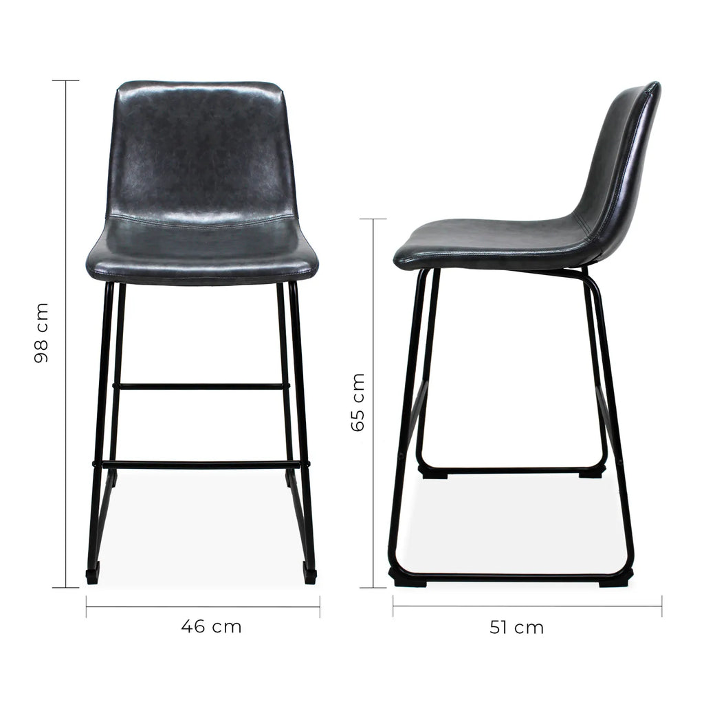 Set de 2 Bancos Phoenix  65cm