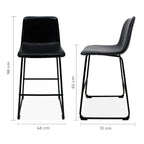 Set de 2 Bancos Phoenix  65cm