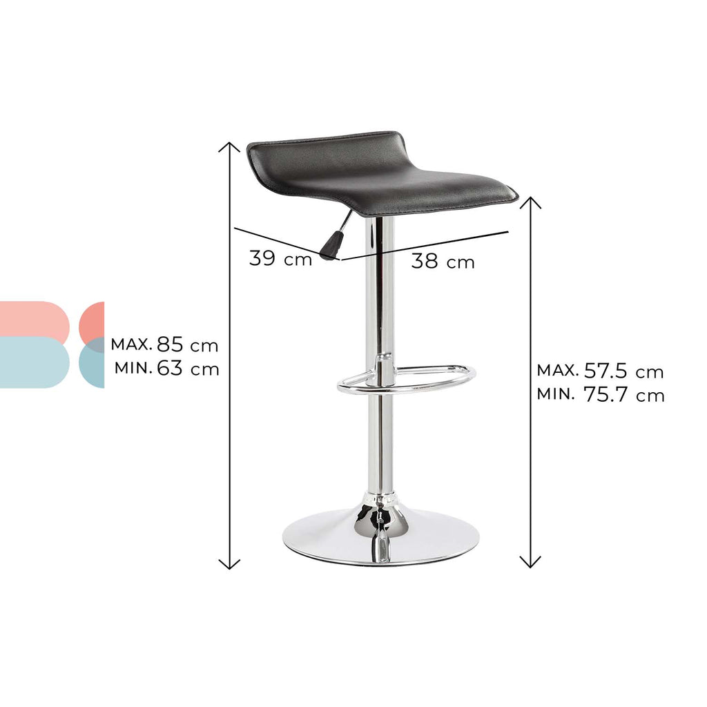 Set De 2 Bancos Altos Sion