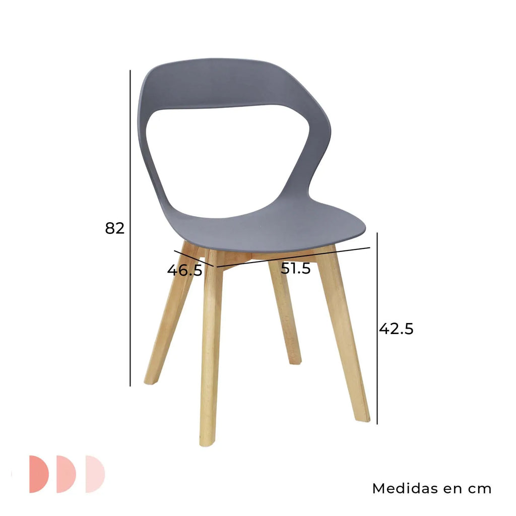 Set de 4 sillas Moura