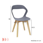 Comedor Mesa Cristal T5  + 4 Sillas Moura