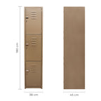 Locker 3 Puertas 180X38X45