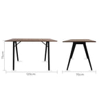 Mesa de Comedor Rectangular Frankfurt 120cm