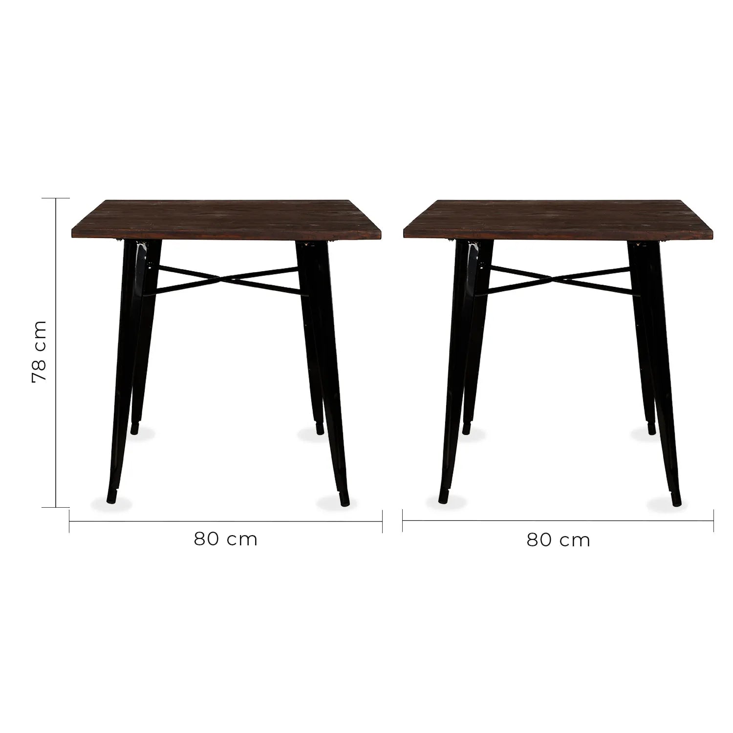 Mesa Gante Cuadrada Baja