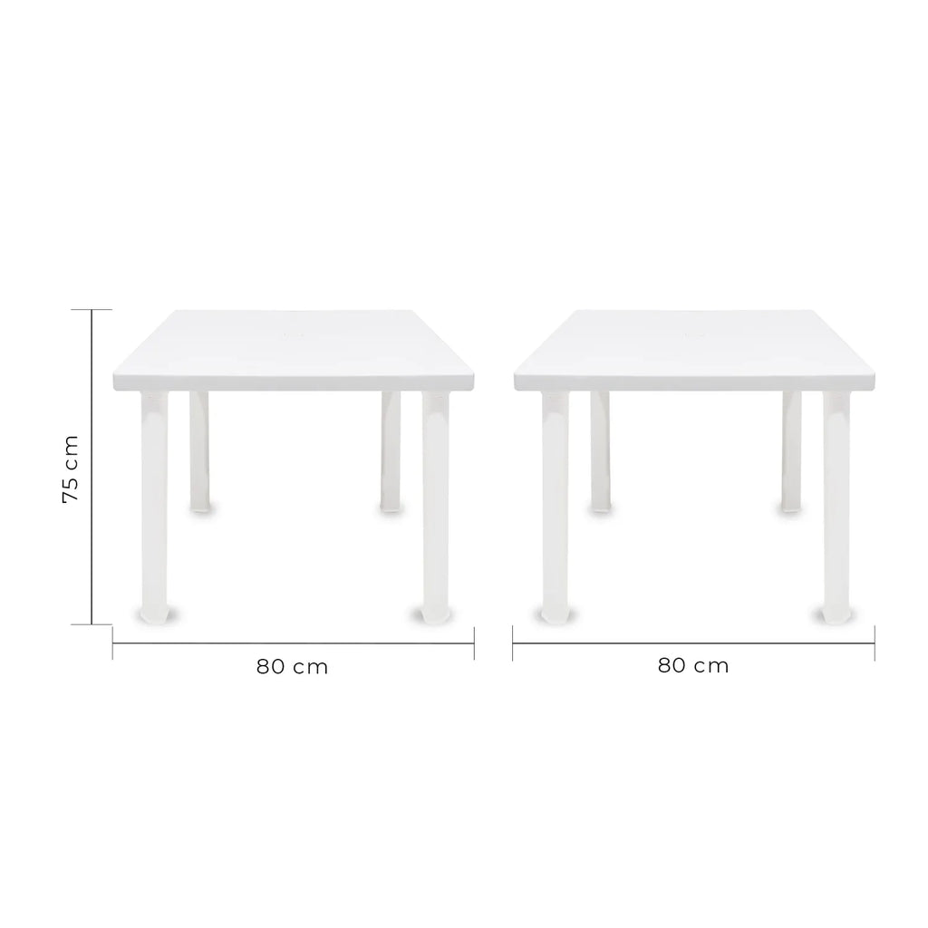 Mesa Cuadrada Desarmable 80cm