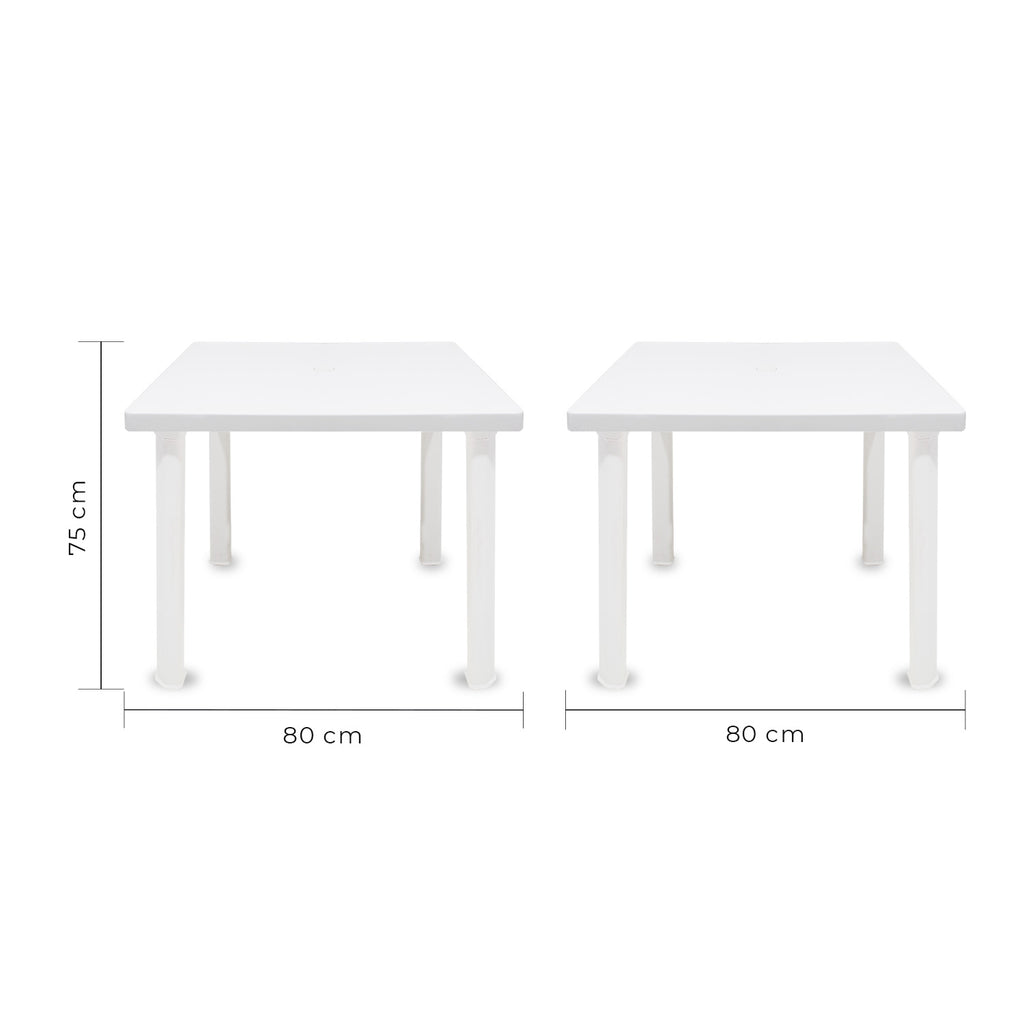 Mesa Cuadrada Desarmable 80cm