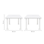 Mesa Cuadrada Desarmable 80cm