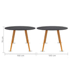 Mesa de Comedor Circular Frankfurt 100cm